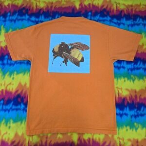 Golf Wang Scum F*ck Flower Boy Bee Graphic T-Shirt Orange Tyler The Creator M